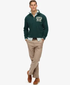 Vintage Athletic Zip Half-Zip Jumper