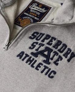 Vintage Athletic Zip Half-Zip Jumper