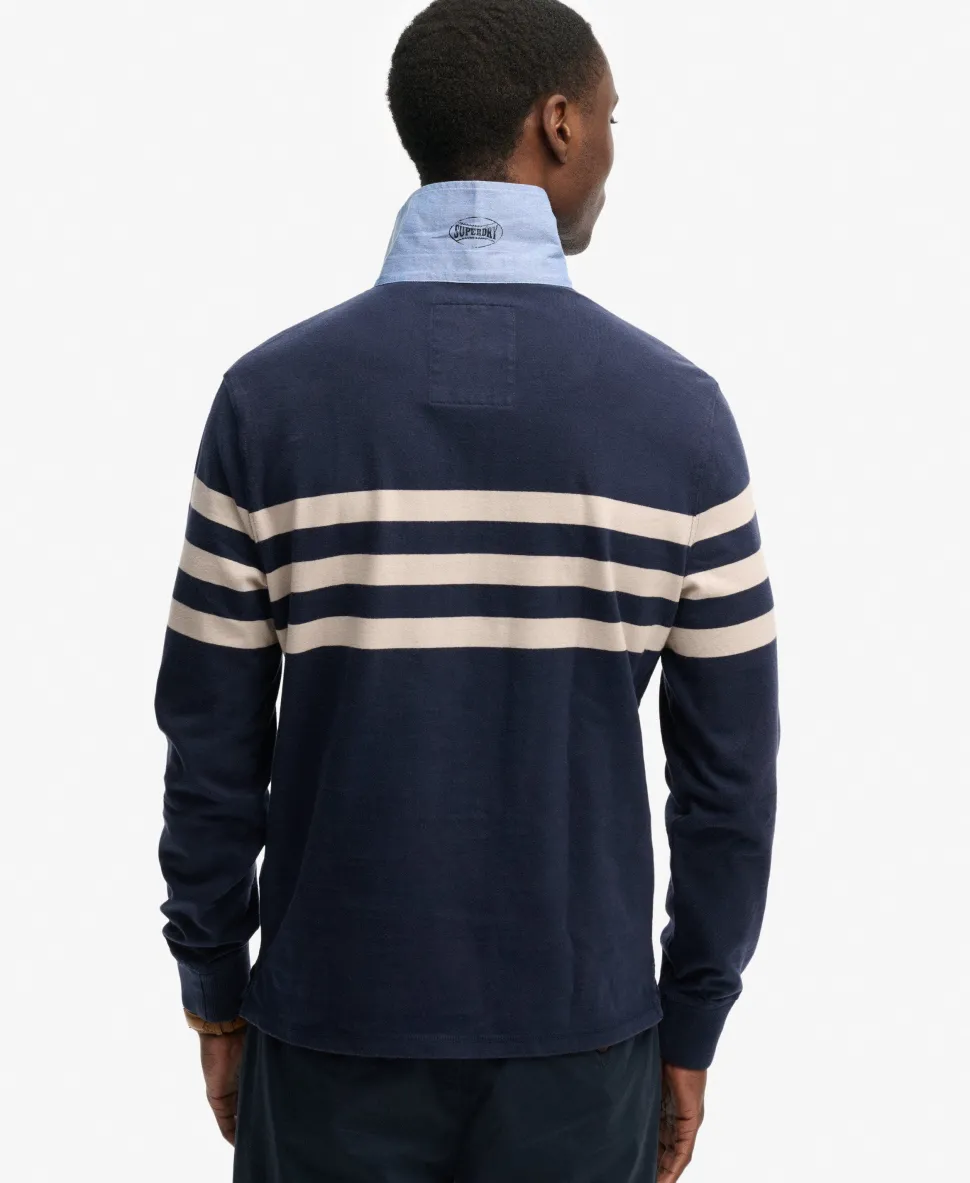 Vintage Chestband Rugby Top
