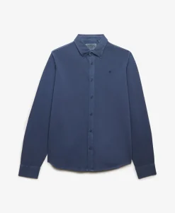 Vintage Destroy Pique Long Sleeve Shirt