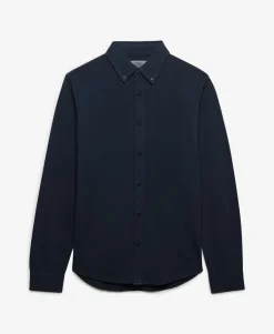 Vintage Destroy Pique Long Sleeve Shirt