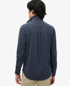 Vintage Destroy Pique Long Sleeve Shirt