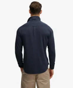 Vintage Destroy Pique Long Sleeve Shirt