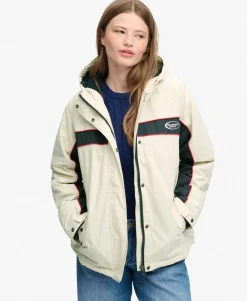 Vintage Hooded Wind Jacket