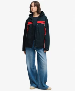 Vintage Hooded Wind Jacket