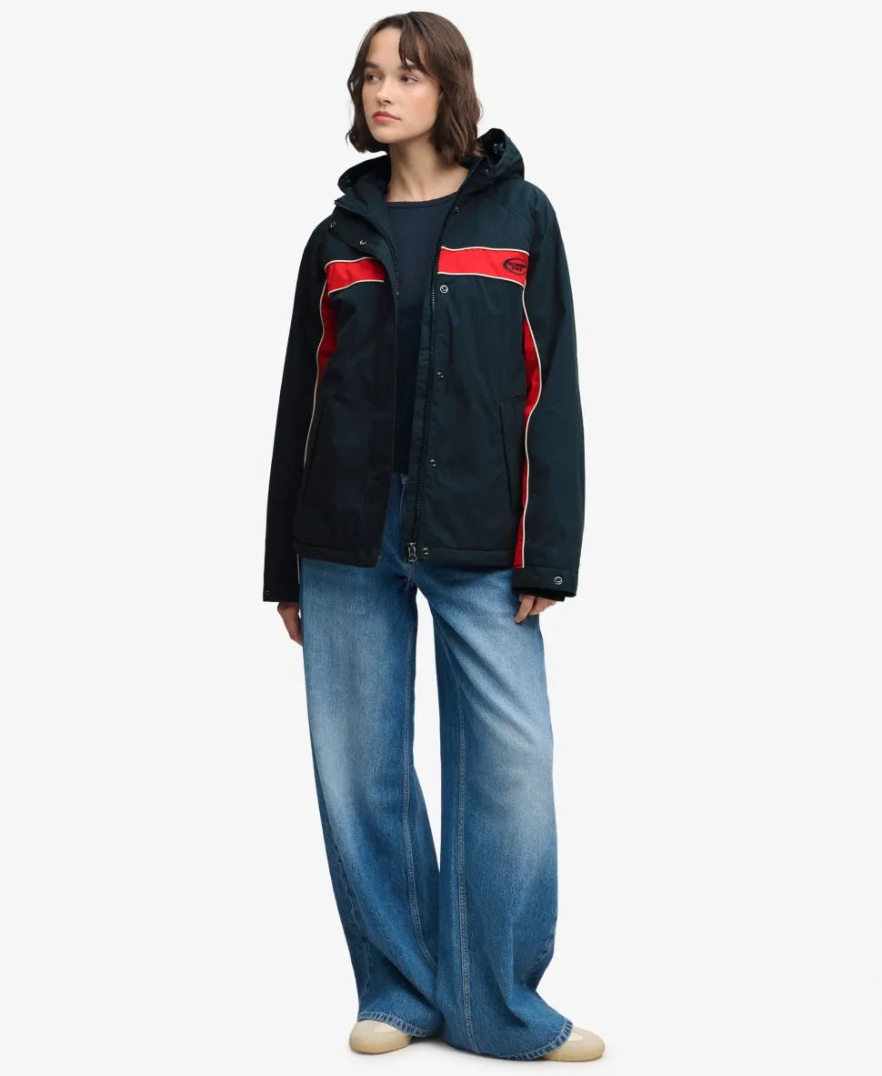 Vintage Hooded Wind Jacket