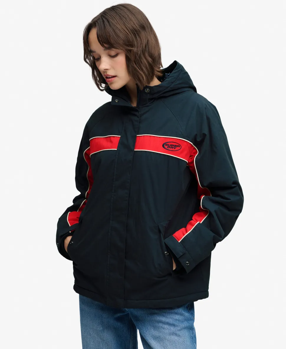 Vintage Hooded Wind Jacket