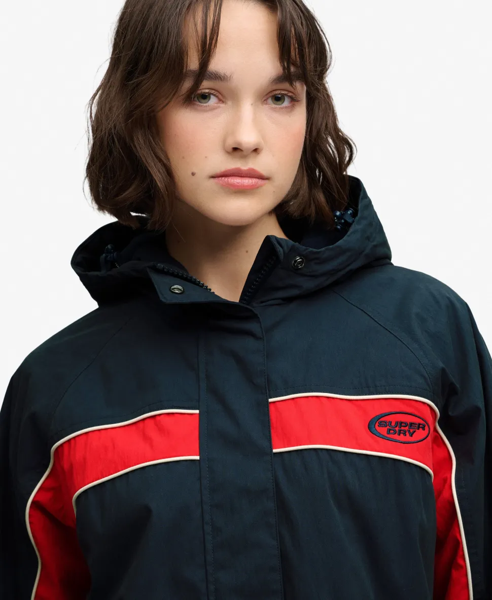 Vintage Hooded Wind Jacket