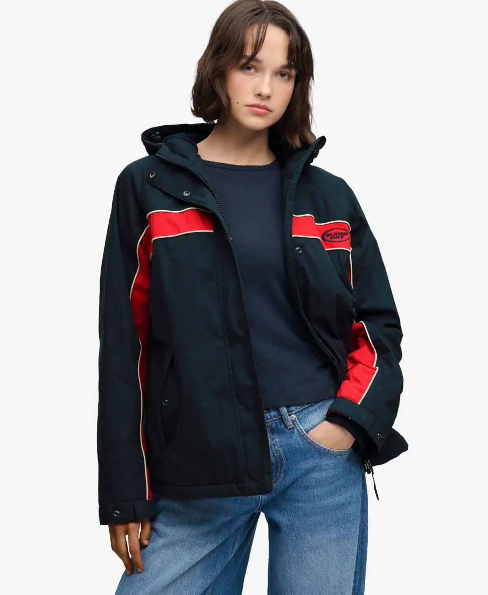 Vintage Hooded Wind Jacket