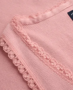 Vintage Lace Trim Vest