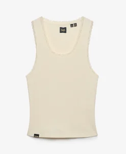 Vintage Lace Trim Vest