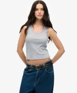 Vintage Lace Trim Vest Top