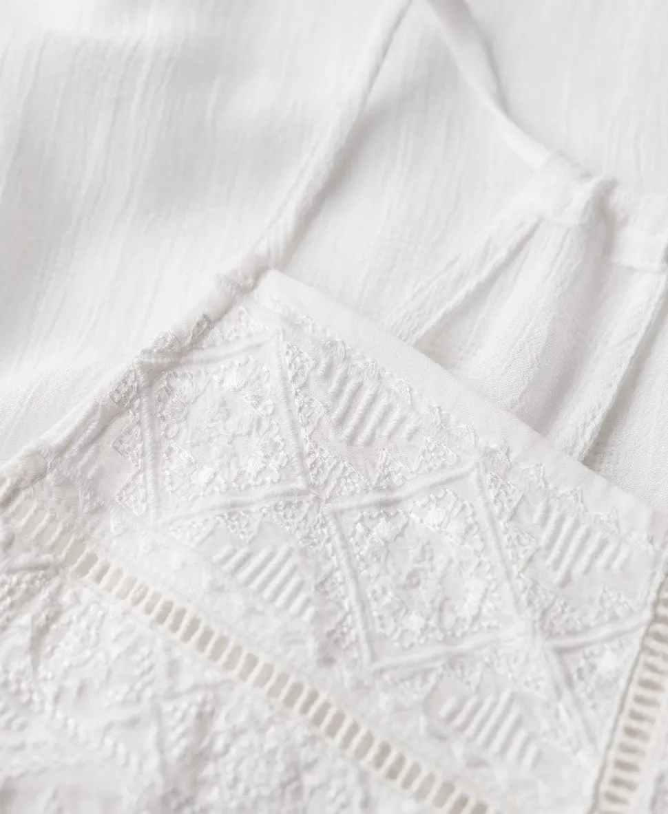 Vintage Lace Yoke Cami Top