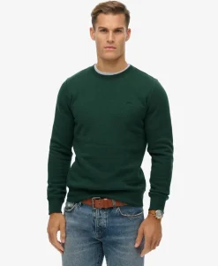 Vintage Logo Embroidered Crew Sweatshirt
