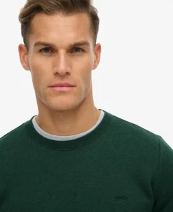 Vintage Logo Embroidered Crew Sweatshirt