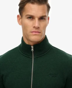 Vintage Logo Embroidered Half Zip Sweatshirt