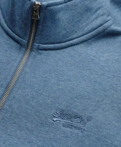 Vintage Logo Embroidered Half Zip Sweatshirt