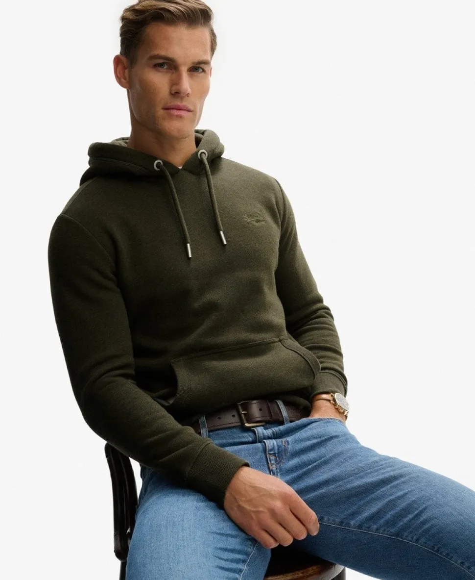 Vintage Logo Embroidered Hoodie