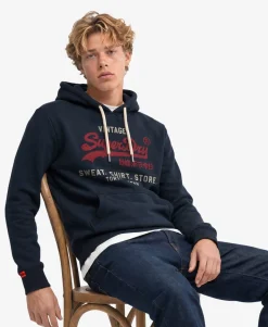 Vintage Logo Heritage Relaxed Hoodie