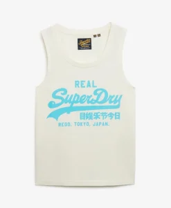 Vintage Logo Neon Scoop Neck Tank