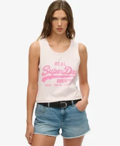Vintage Logo Neon Scoop Neck Tank