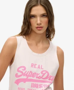 Vintage Logo Neon Scoop Neck Tank