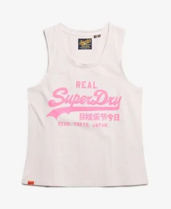 Vintage Logo Neon Scoop Neck Tank
