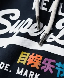 Vintage Logo Pop Hoodie