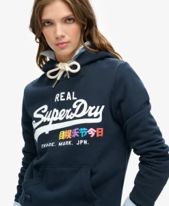 Vintage Logo Pop Hoodie