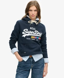 Vintage Logo Pop Hoodie