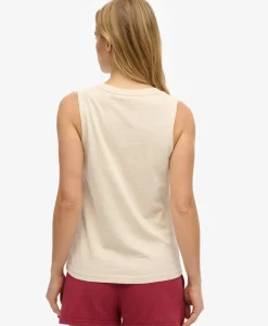 Vintage Logo Tokyo Scoop Neck Tank Top