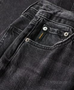 Vintage Mid Rise Slim Flare Jeans