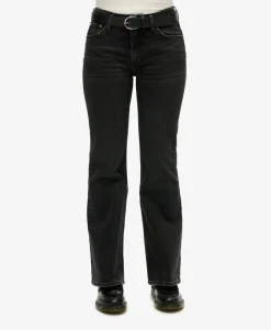 Vintage Mid Rise Slim Flare Jeans