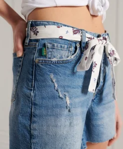 Vintage Mid Rise Slim Shorts