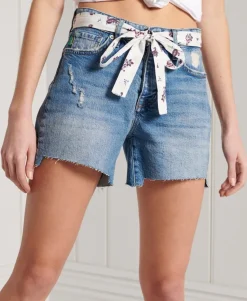 Vintage Mid Rise Slim Shorts