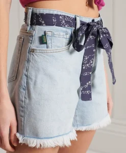 Vintage Mid Rise Slim Shorts