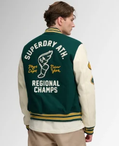 Vintage Patched Varsity Jacket