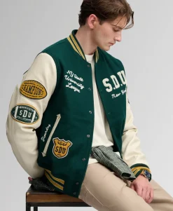 Vintage Patched Varsity Jacket