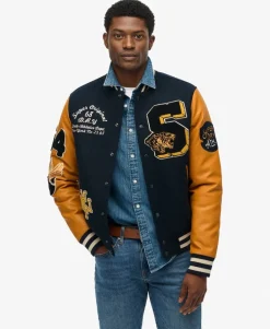 Vintage Patched Varsity Jacket