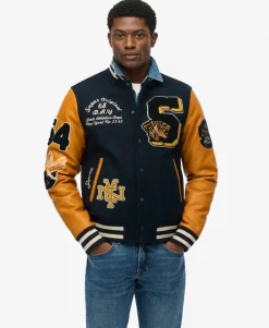 Vintage Patched Varsity Jacket