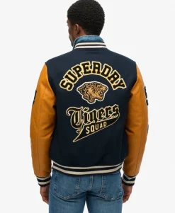 Vintage Patched Varsity Jacket