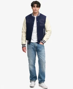 Vintage Patched Varsity Jacket