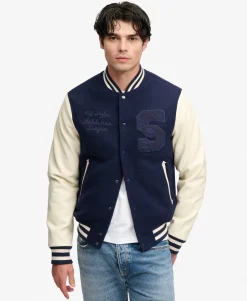 Vintage Patched Varsity Jacket