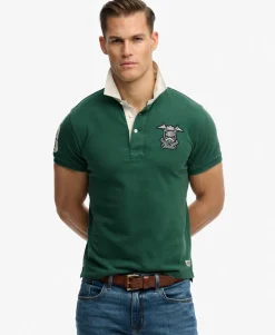 Vintage Pique Rugby Polo Shirt