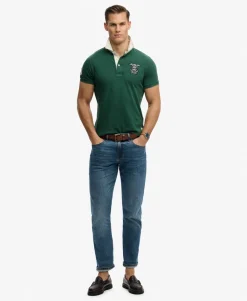 Vintage Pique Rugby Polo Shirt