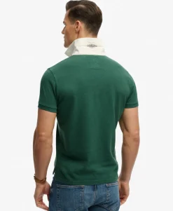 Vintage Pique Rugby Polo Shirt
