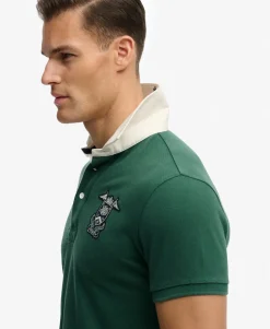 Vintage Pique Rugby Polo Shirt