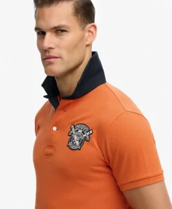 Vintage Pique Rugby Polo Shirt