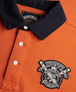 Vintage Pique Rugby Polo Shirt