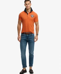 Vintage Pique Rugby Polo Shirt